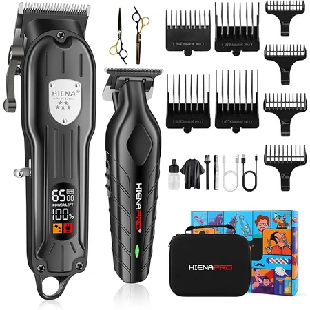 hiena pro professional rechargeable barber hair clippers.webp